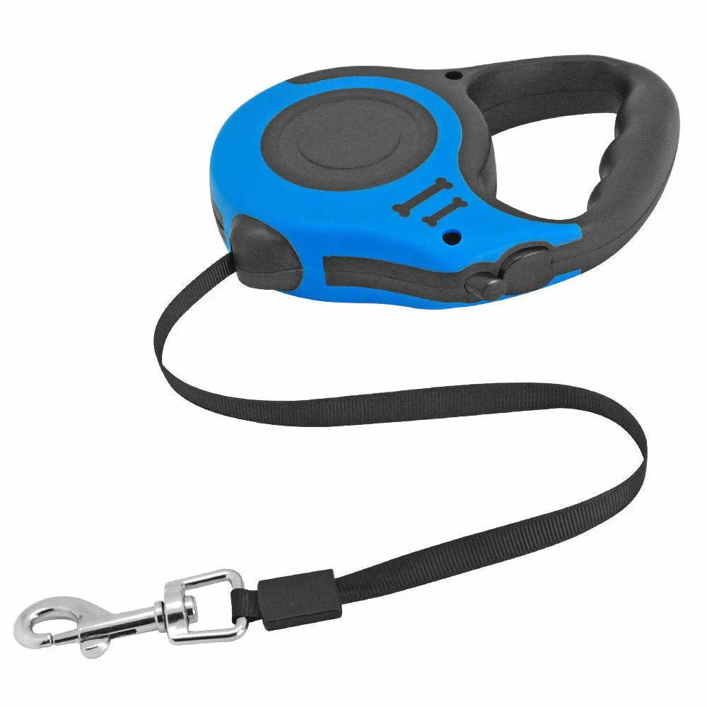 Automatic Retractable Dog Leash - Dual Size Options with Brake & Lock Safety System - PetAndCamping