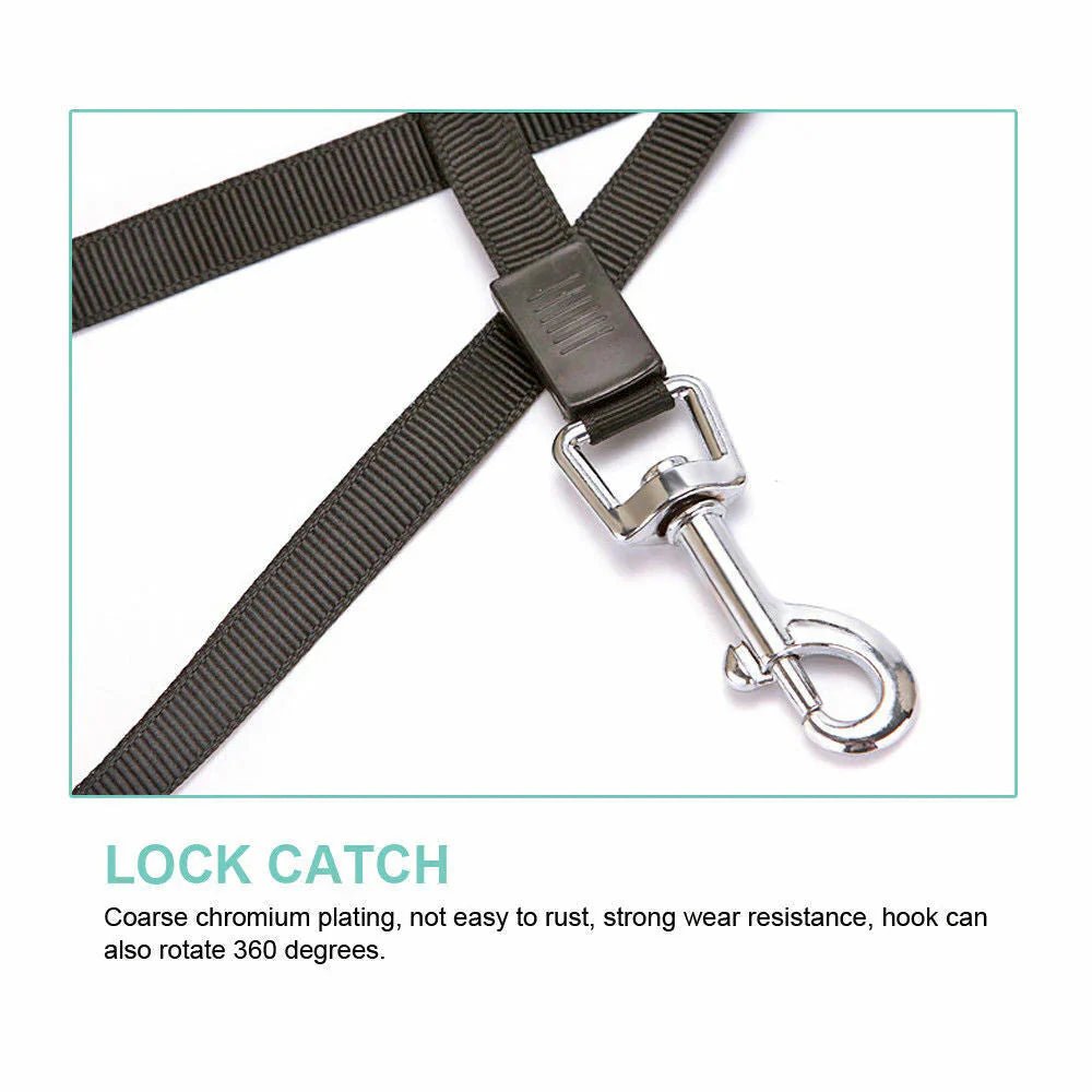 Automatic Retractable Dog Leash - Dual Size Options with Brake & Lock Safety System - PetAndCamping