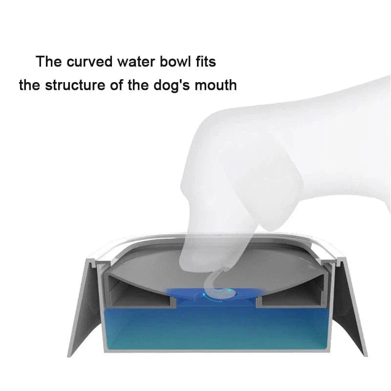 Dog Drinking Water Bowl with Floating Design - Non - Wetting, Non - Skid, Large Capacity - PetAndCamping