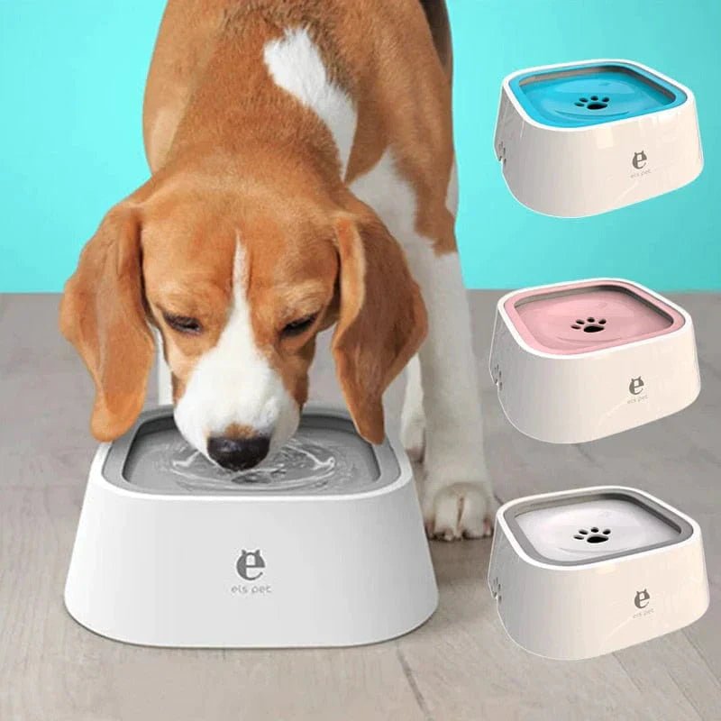 Dog Drinking Water Bowl with Floating Design - Non - Wetting, Non - Skid, Large Capacity - PetAndCamping