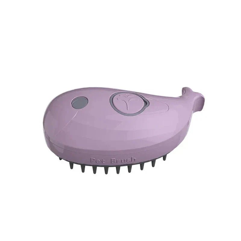 Electric Cat Steam Brush β 3 - In - 1 Pet Grooming Comb with Water Spray for Cats and Dogs, USB Rechargeable - PetAndCamping
