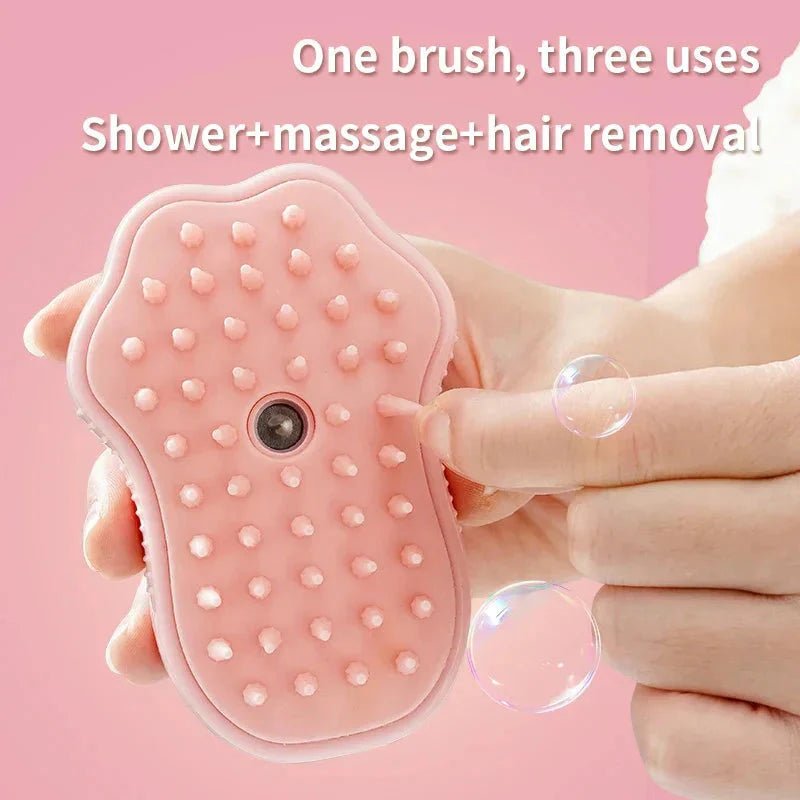 Electric Cat Steam Brush β 3 - In - 1 Pet Grooming Comb with Water Spray for Cats and Dogs, USB Rechargeable - PetAndCamping