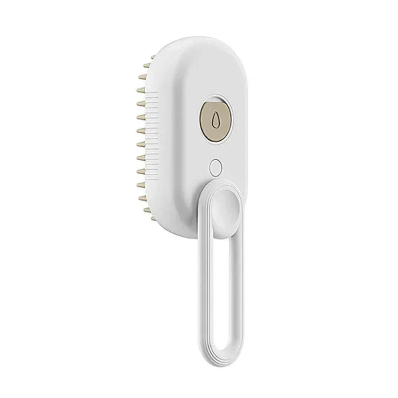 Electric Cat Steam Brush β 3 - In - 1 Pet Grooming Comb with Water Spray for Cats and Dogs, USB Rechargeable - PetAndCamping