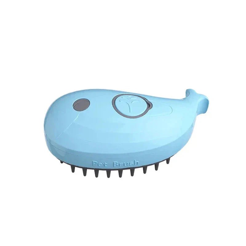 Electric Cat Steam Brush β 3 - In - 1 Pet Grooming Comb with Water Spray for Cats and Dogs, USB Rechargeable - PetAndCamping