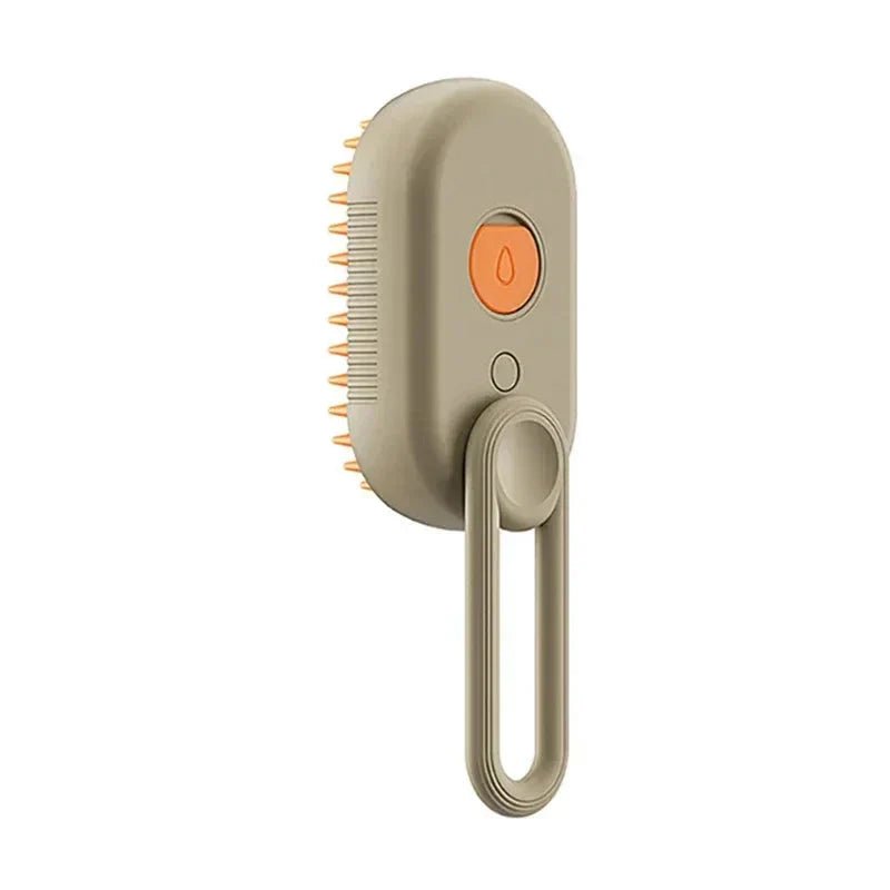 Electric Cat Steam Brush β 3 - In - 1 Pet Grooming Comb with Water Spray for Cats and Dogs, USB Rechargeable - PetAndCamping